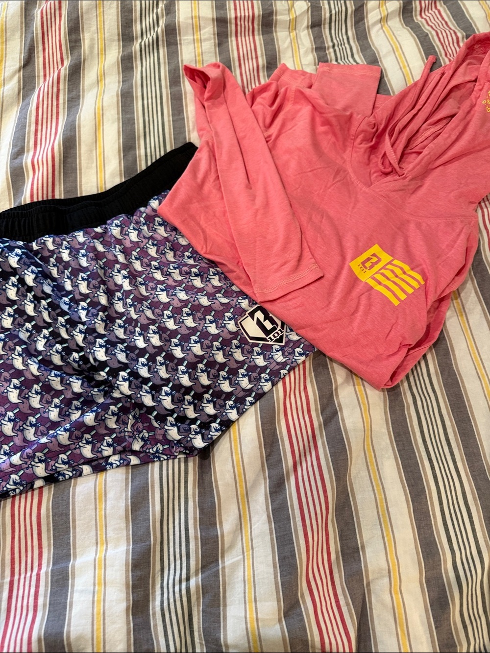 BL 101 ghost Shorts  and hooded tee both adult small